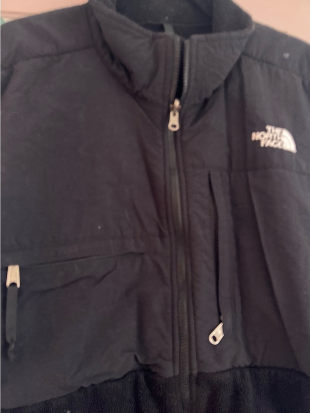 The North Face Men’s Black Fleece/Softshell Hybrid Vest - Picture 2 of 5
